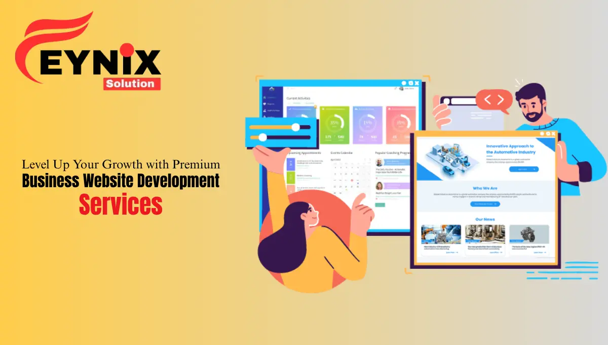 Business Website Development Services by Feynix Solution for modern US businesses